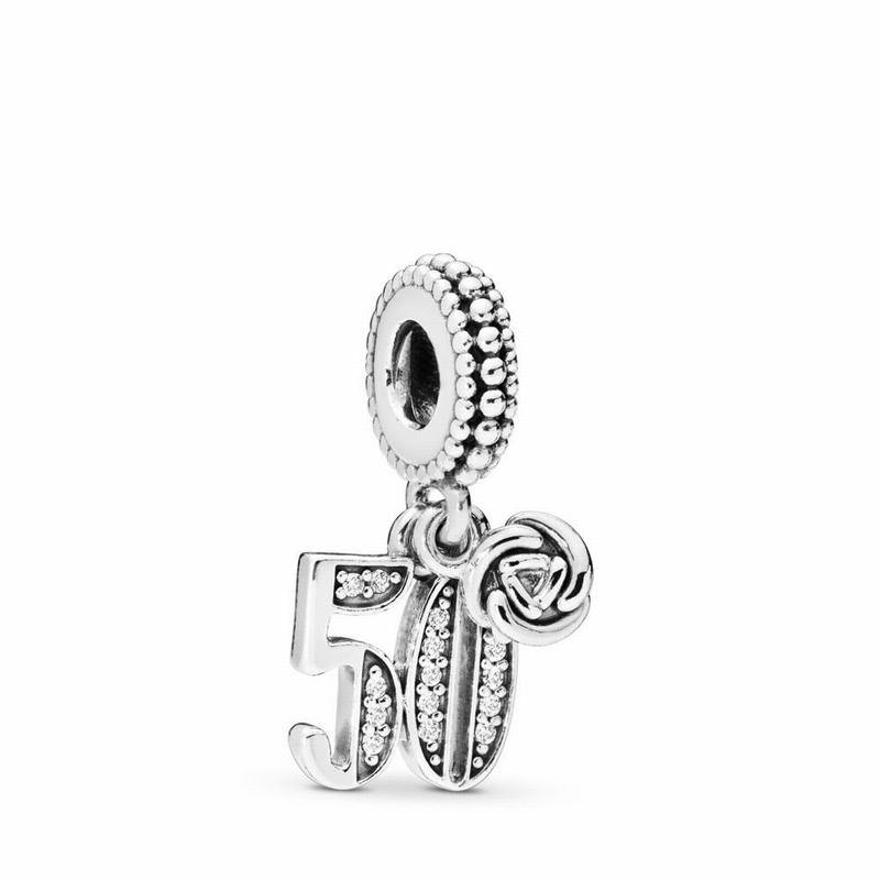 Pandora 50 Years of Love Dangle Charm Clearance NZ, Sterling Silver (094183-UKS)